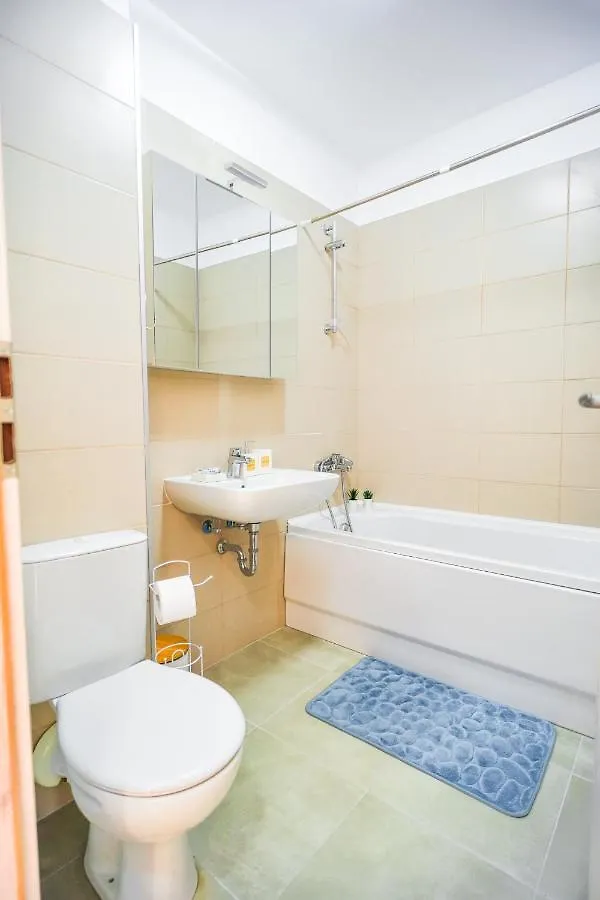 Contemporary Studio With Balcony - New Building Bucharest Apartment