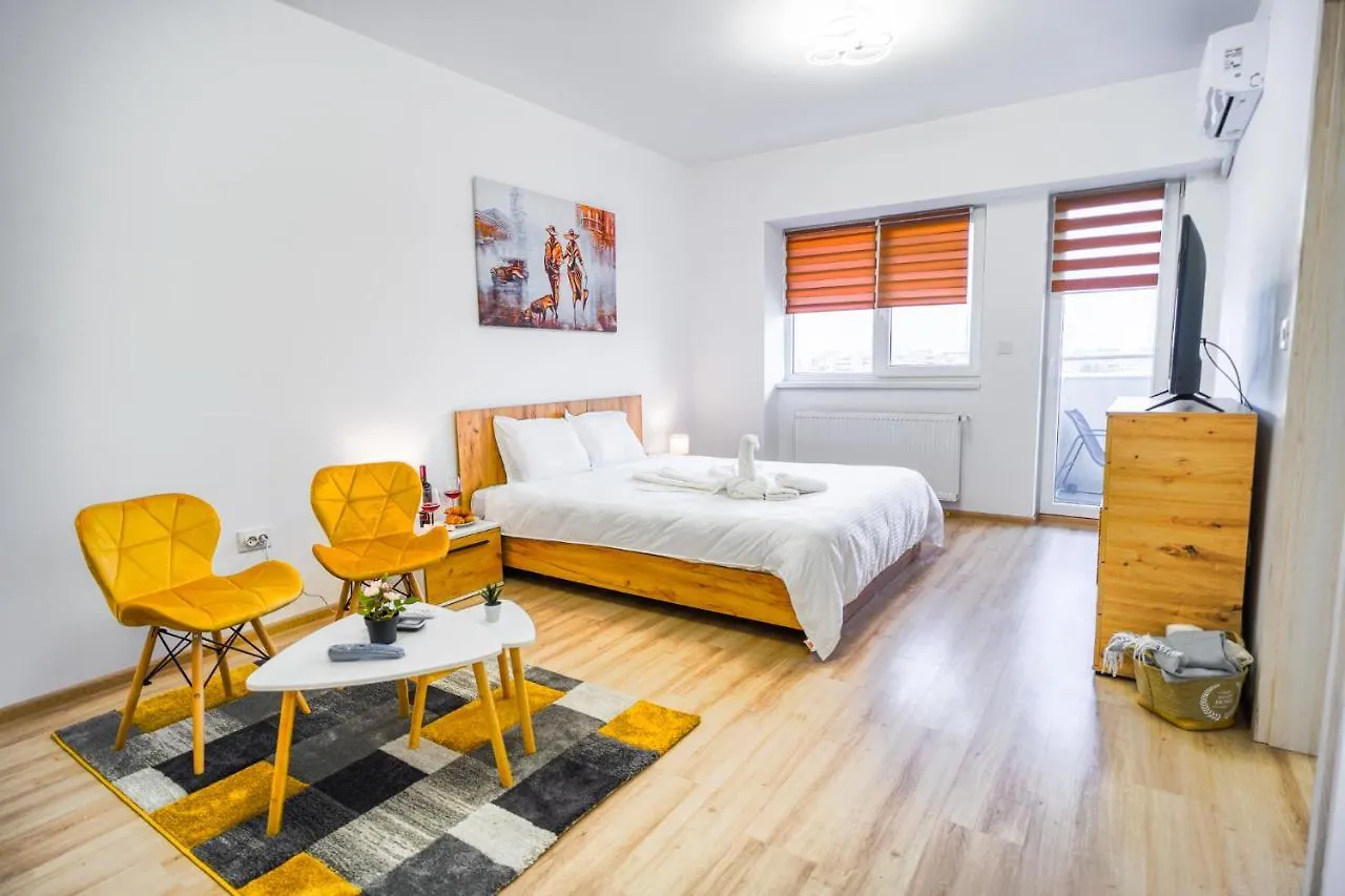 Contemporary Studio With Balcony - New Building Bucharest